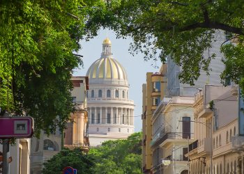 Vista del Capitolio de La Habana. Foto: Otmaro Rodríguez