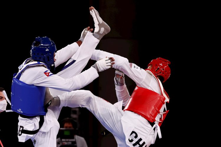 Combate de taekwondo. Foto: José Méndez / EFE / Archivo.