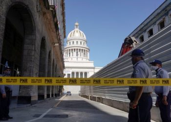 Una de las zonas donde el domingo se produjeron manifestaciones en Cuba. Foto, vía twitter.com/reuterssarah