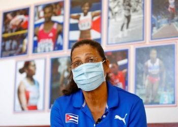 María Caridad Colón, primera mujer latinoamericana con un oro olímpico. Foto: Yander Zamora/EFE.