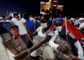 Miles de personas asisten a un acto de apoyo a la Revolución Cuba, en La Habana, este sábado 17 de julio de 2021. Foto: Ernesto Mastrascusa / EFE.