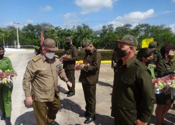 General de División y jefe del Ejército Oriental de Cuba, Agustín Peña. Foto: Ricardo Gual/Facebook.