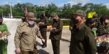 General de División y jefe del Ejército Oriental de Cuba, Agustín Peña. Foto: Ricardo Gual/Facebook.