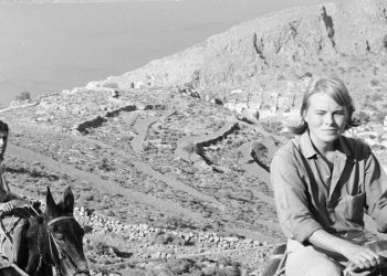 Cohen y Marianne, en Hydra. Años sesenta, del siglo XX.