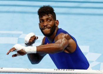 Después de ser sancionado de por vida, el multicampeón cubano de boxeo Andy Cruz llegó aRepública Dominicana para continuar su carrera. Foto: José Méndez / EFE / Archivo.