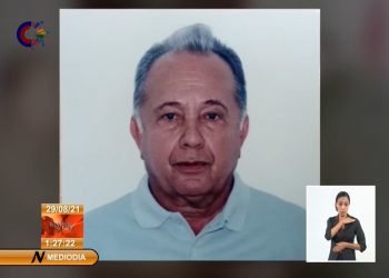 General de división de la reserva Félix Baranda Columbié. Foto: captura de pantalla de la emisión dominical del NTV.