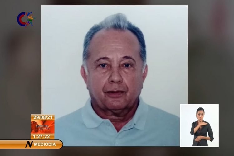 General de división de la reserva Félix Baranda Columbié. Foto: captura de pantalla de la emisión dominical del NTV.