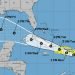 Cono de posible trayectoria de la tormenta Grace, debilitada a depresión tropical, en la tarde del 15 de agosto de 2021. Gráfico: National Hurricane Center.