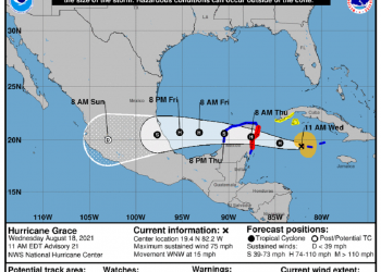 Fráfico: Centro Nacional de Huracanes (NHC).