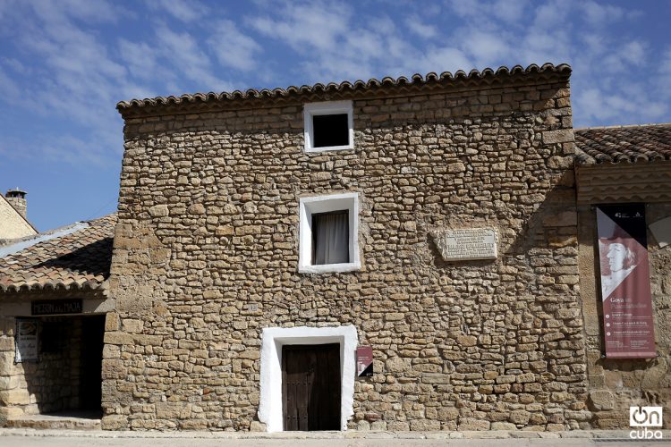 Casa donde nació Goya en Fuentedetodos. Foto: Alejandro Ernesto.