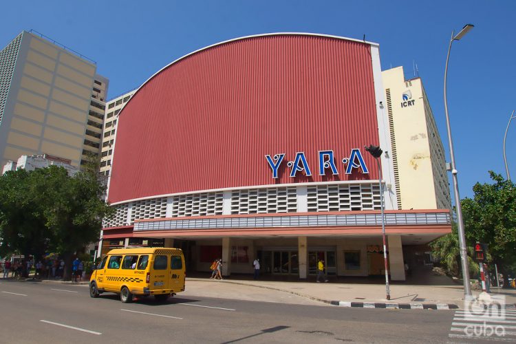 El Cine Yara, en La Habana, sede habitual del Festival Internacional del Nuevo Cine Latinoamericano. Foto: Otmaro Rodríguez.