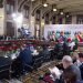 Fotografía cedida por la Secretaría de Relaciones Exteriores (SRE) de México de la cumbre de la Comunidad de Estados Latinoamericanos y Caribeños (Celac), desarrollada en Palacio Nacional de la Ciudad de México, el sábado 18 de agosto de 2021. Foto: EFE / SRE.