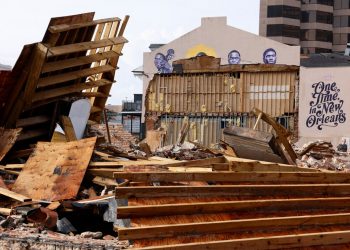 Foto: Destrozos en Nueva Orleans por Ida. Foto: Edmund D. Fountain/The New York Times