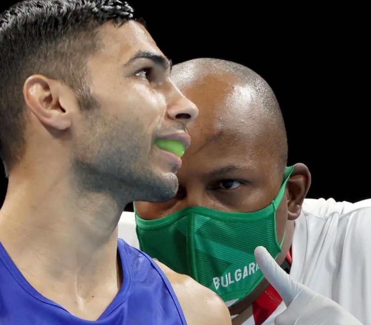 Joel Soler (derecha) en acción durante los Juegos Olímpicos de Tokio. Foto: Kostadin Andonov