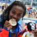 La clavadista Anisley García, quien obtuvo la medalla de Oro en plataforma de 10 metros en los XXIII Juegos Centroamericanos y del Caribe, Barranquilla, Colombia, julio de 2018.  Foto: Marcelino Vázquez Hernández/Acn.