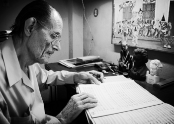 Alfredo Diez Nieto, Premio Nacional de Música 2004, falleció este domingo a los 103 años de edad. Foto: Tomada de Cubadebate.