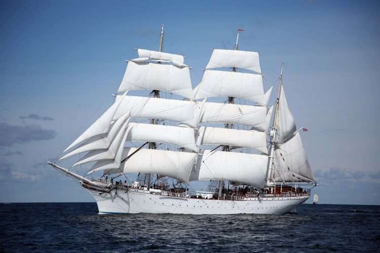 El velero noruego "Statsraad Lehmkuhl". Foto: Wikimedia Commons.