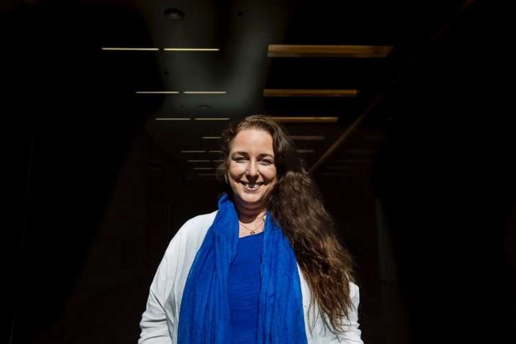 La artista y activista Tania Bruguera, en Buenos Aires. Foto: Kaloian Santos Cabrera.