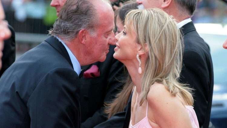 Juan Carlos I de Borbón y la princesa alemana Corrinna zu Sayn-Wittgenstein. Foto: Financial Times.