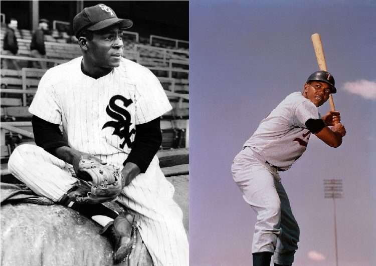 Orestes Miñoso (izquierda) y Tony Oliva son dos de las leyendas del béisbol cubano en Grandes Ligas.