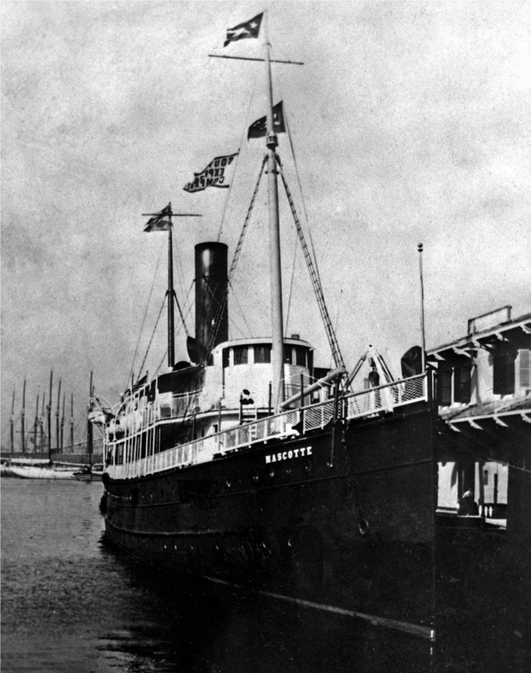 El Mascotte en la bahía de Tampa. Foto: Archivo.