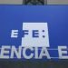 Logo de la agencia de noticias EFE en su sede. Foto: OKdiario / Archivo.