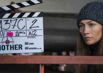 Jennifer López durante la filmación de la película de Netflix "The Mother". Foto: imdb.com / Archivo.