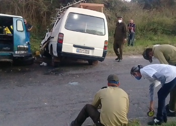 Imagen de archivo de un accidente de tránisto en la provincia cubana de Pinar del Río. Foto: Tele Pinar / Archivo.