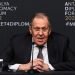 El ministro de Exteriores ruso, Sergey Lavrov, durante la rueda de prensa en Antalya, Turquía, el jueves 10 de marzo. | Foto: 
EFE - Ministerio de Exteriores ruso.