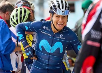 La ciclista cubana Arlenis Sierra se ha convertido en una de las figuras más destacadas dentro del equipo Movistar. Foto: movistarteam.com / Archivo.