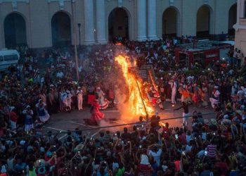 La Fiesta del Fuego. Foto: Granma.