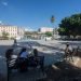 Plazoleta del parque del Curita, en La Habana. Foto: Otmaro Rodríguez.