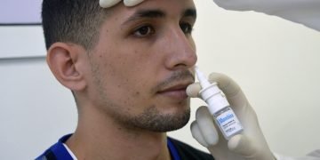 El candidato vacunal anticovid Mambisa, del Centro de Ingeniería Genética y Biotecnología de Cuba (CIGB). Foto: CIGB / Archivo.