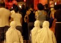 Fieles católicos cubanos participan en una procesión del Viernes Santo en La Habana, el 15 de abril de 2022. Foto: Ernesto Mastrascusa / EFE.