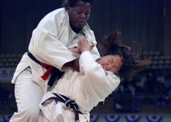 En la brillante carrera de Estela Rodríguez sobresalen las dos medallas de plata en los Juegos Olímpicos de Barcelona 1992 y de Atlanta 1996, en la entonces división de +72 kg. Foto: CMKX Radio Bayamo.