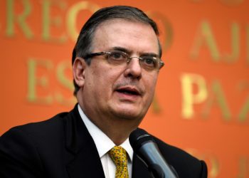 El canciller mexicano Marcelo Ebrard. Foto: Televisa.