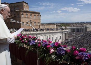 El menaje Urbi et Orbi del Papa Francisco. Foto: Angelus News.