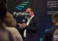 Jean-Serge Dias de Sousa, Consejero Económico y Comercial de la Embajada de Bélgica en Cuba, interviene en el evento Pymlelab 2022. Foto: Otmaro Rodríguez.