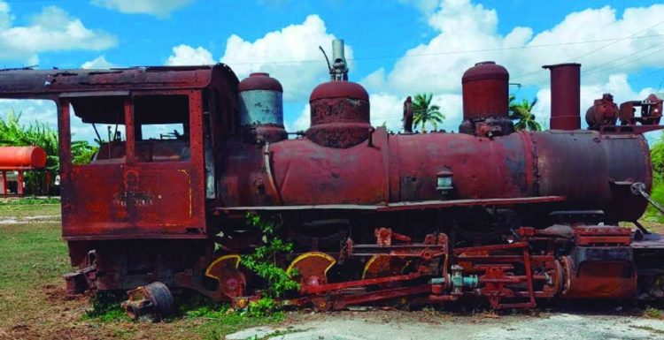 La Baldwin perteneció al ingenio Vitoria, en Yaguajay, posteriormente central Simón Bolívar. Foto: Escambray.