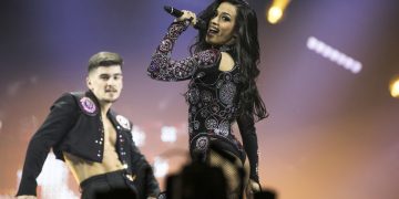 La cantante cubanoespañola Chanel dio a España el tercer puesto en el festival Eurovisión 2022. Foto: EFE / RTVE.