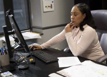 La fiscal de distrito del condado de Fulton, Georgia, Fani Willis. Foto; AP.