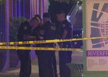 La policía de Tennessee en el lugar de los hechos. Foto: ABC News.