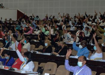 Los diputados cubanos aprobaron el proyecto de Ley del nuevo Código Penal. Foto: @AsambleaCuba / Twitter.