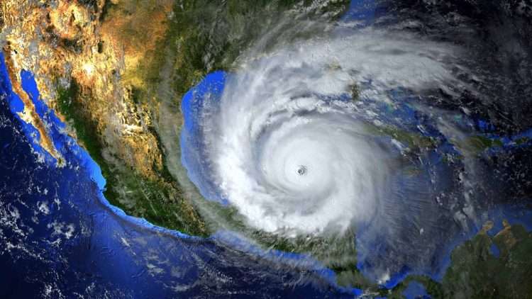 Un huracán de gran intensidad sobre el mar Caribe. Foto: Imagen de archivo.