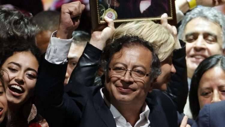 El nuevo presidente colombiano, Gustavo Petro. Foto: Financial Times.