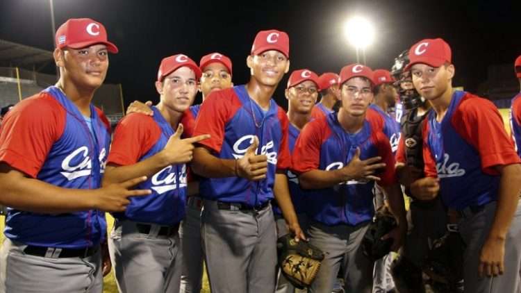 Equipo Cuba Sub 15. Foto: World Baseball Softball Confederation.