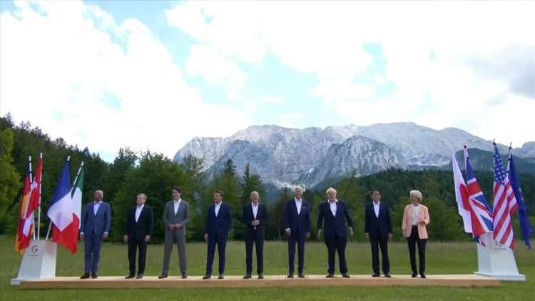 El G-7 en Alemania. Foto: Sky News.
