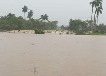 Imágenes de las recientes intensas lluvias en Pinar del Río. Foto: Gobierno Provincial de Pinar del Río.