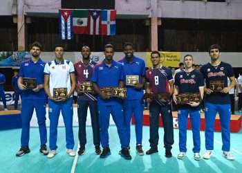 Jugadores más destcados en el Challenger de Norceca celebrado en Pinar del Río. Foto: NorcecaInfo / Facebook.