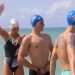 Atletas de Cuba durante la competencia de natación en aguas abiertas. Foto: Jit.